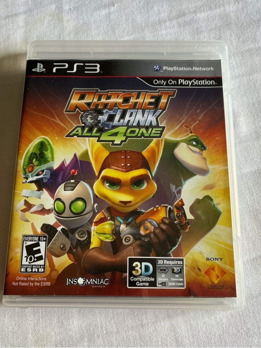 Sony PS3 Ratchet & Clank: All 4 One - Yellow, Green, Orange